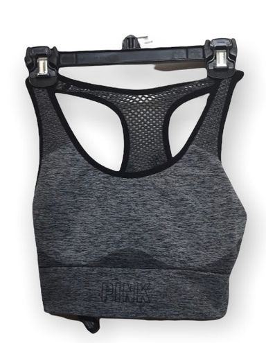 PINK - Victoria's Secret VS “PINK” Seamless Racerback Sports Bra..Size:XS  Gray - $18 - From Phyllis