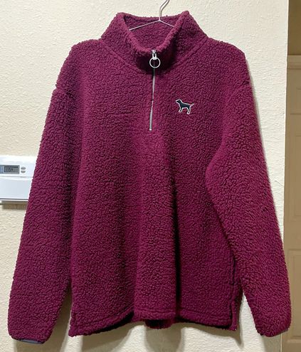 Sherpa pullover shop pink victoria secret