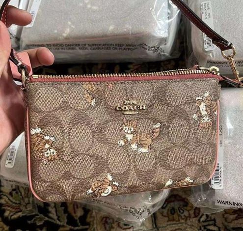 Coach Nolita 19 In Signature Canvas With Dancing Kitten Print