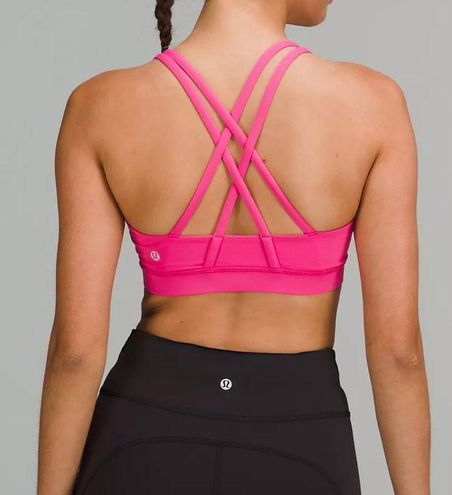 Lululemon Energy Bra Sonic Pink Size 34 C - $23 - From Maria