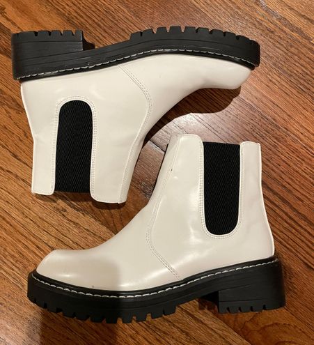 forever 21 white booties