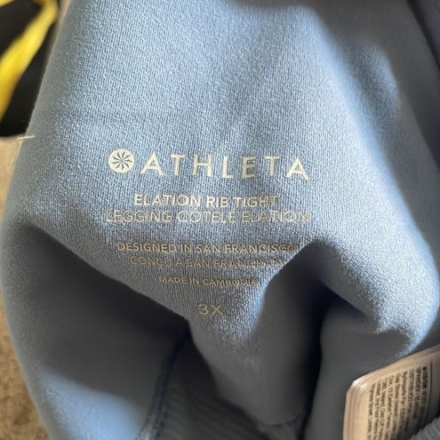 Athleta Elation Rib Tight in Cottage Blue Size 3X - $44 - From Jennifer