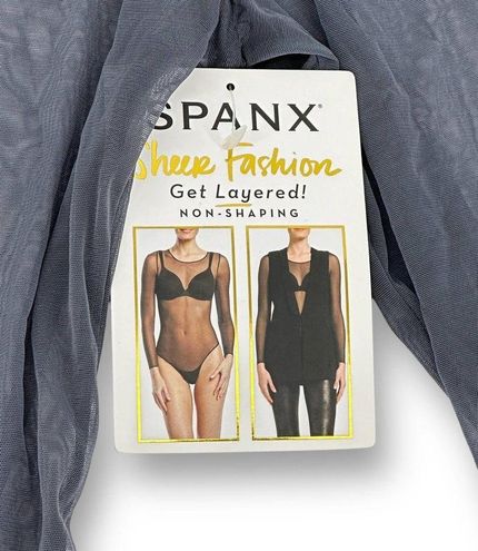 SPANX® Sheer Fashion Long Sleeve Bodysuit