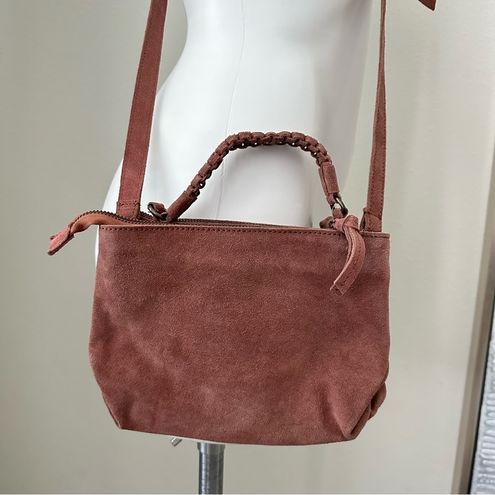 Free People Cody Suede Crossbody Purse - Women's Bags in Rusted