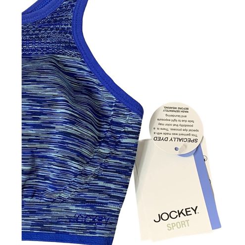 New Jockey Sport Sports Bra Dazzling Blue Small - $19 New With