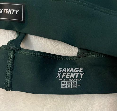 Savage X Fenty Sports Bra Green Size L - $15 (66% Off Retail