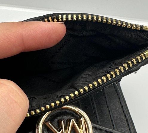 Michael Kors Carmen Medium Logo Black Wallet - $61 - From Lolas