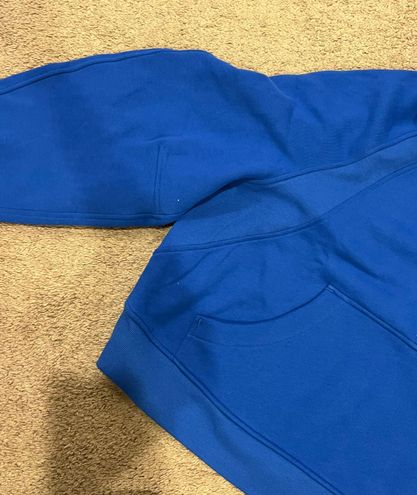 Lululemon Blazer Blue Tone Quarter Zip Scuba Hoodie Size 1X