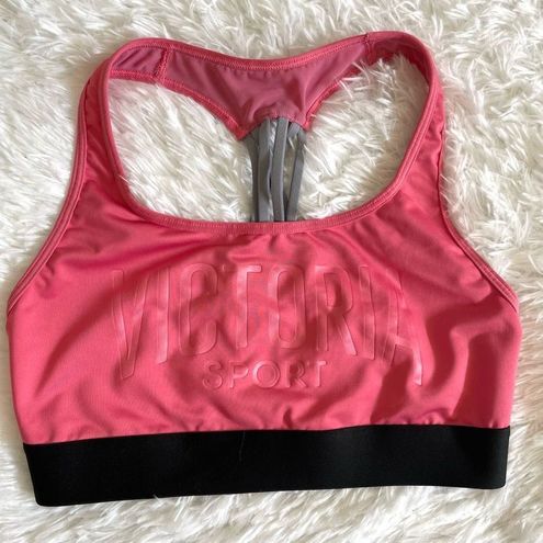 Victoria's Secret Sport Pink Strappy Racerback Sport Bra Women's Small -  $25 - From Elaine