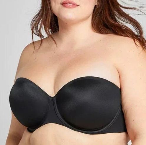 Cacique Lightly Lined Lounge Bra 38DD Black White