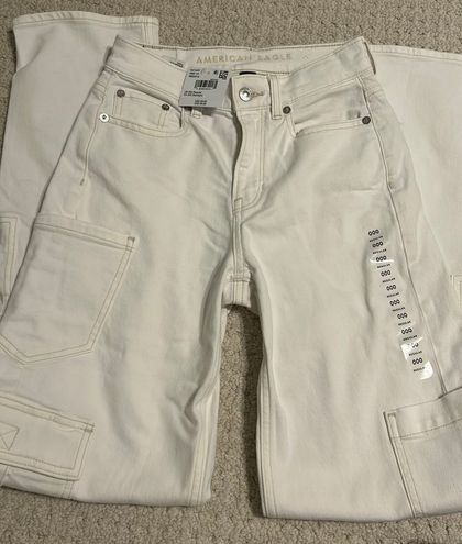 American Eagle Cargo Pants White Size 23 - $65 New With Tags