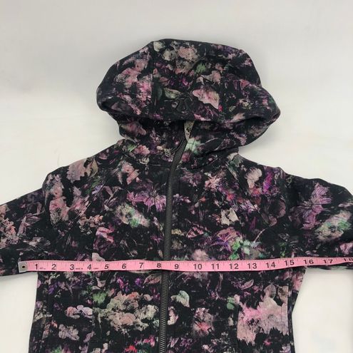 Lululemon Scuba Zip Up Hoodie lV Fois Floral size 4