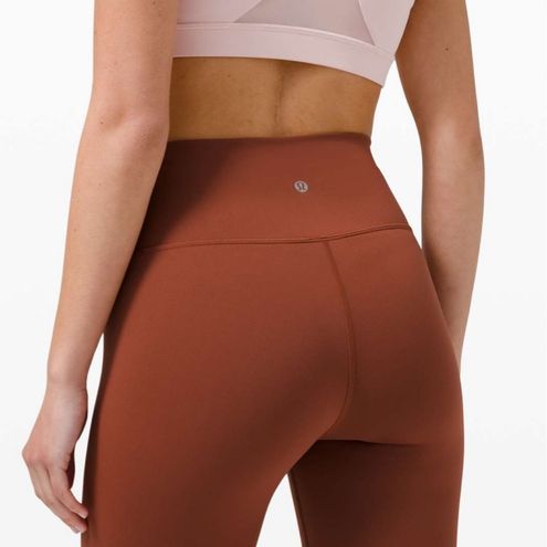 Lululemon Wunder Train High-Rise Short 6 Dark Terracotta