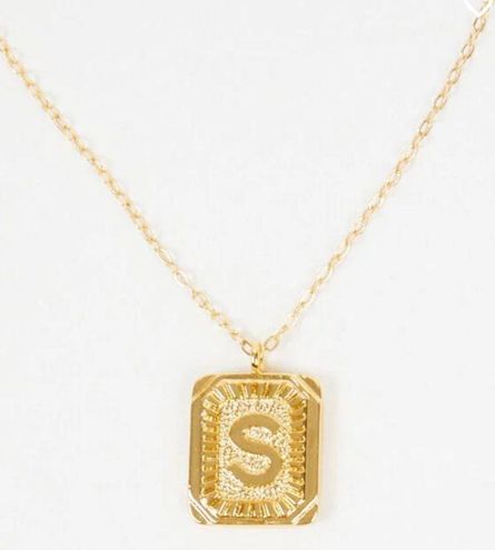 Altar'd State Rhinestone Lined Monogram Pendant Necklace | CoolSprings  Galleria