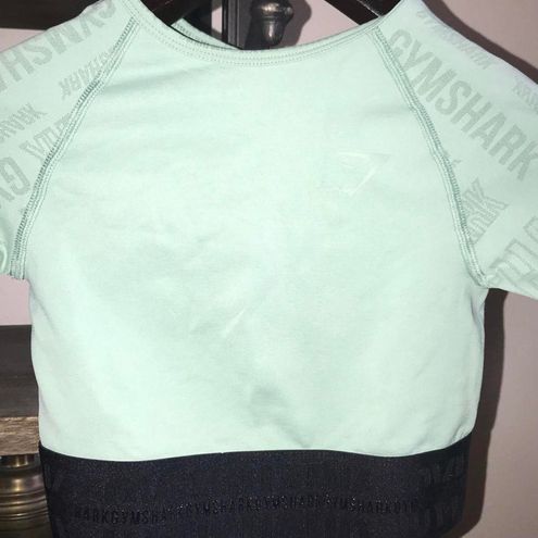 Gymshark Vision Long Sleeve Crop Top Green Size XS - $17 - From Nina