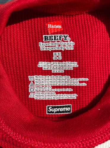 Supreme Hanes Bones Thermal Crew