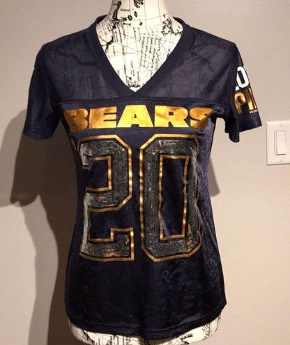 NFL Football Chicago Bears Sequin Shirt Blouse Tee Muscle Sport Athletic  Fashion PINK Team Fanatics Blue Size XS - $49 - From Fuquoa