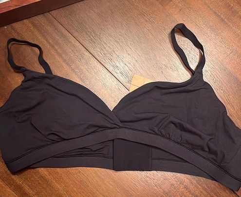 SKIMS New fits everybody crossover bralette Size 2XL Color: Onyx