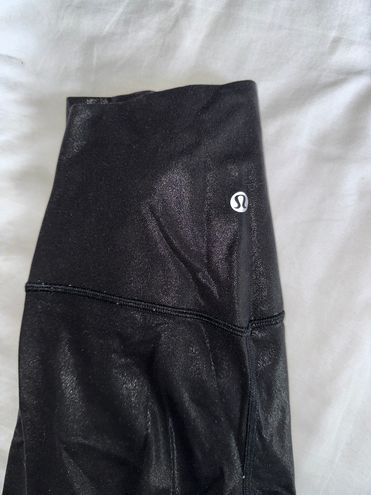 Lululemon Black Shiny Leggings Size 4 - $80 (32% Off Retail) - From Bella