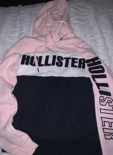 pink hollister hoodie