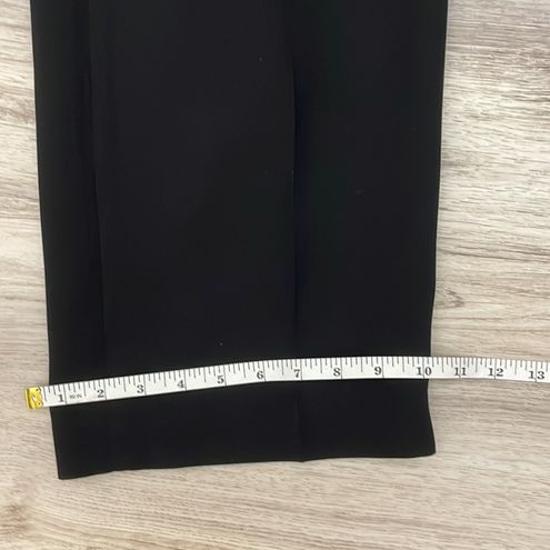 Kate Hill Black Silky Lined Inside Pleated Women's Dress Pants Size 12 -  $14 - From Cheryl