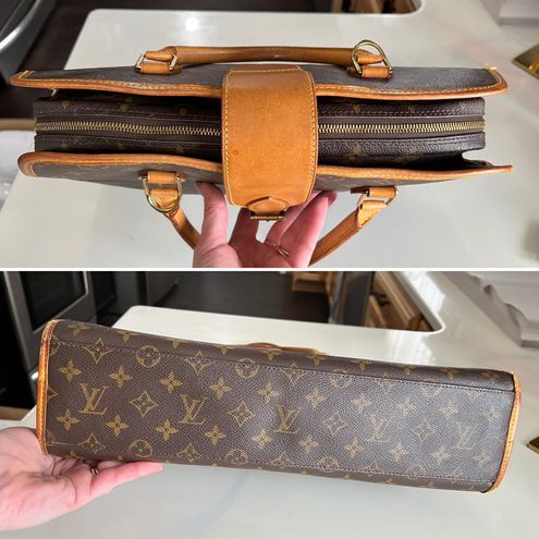 Louis Vuitton Rivoli Monogram Canvas Business Bag Briefcase