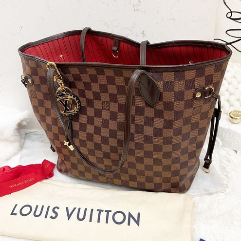 Louis Vuitton Damier Ebene Neverfull MM Tote Bag 1LV1228 – Bagriculture