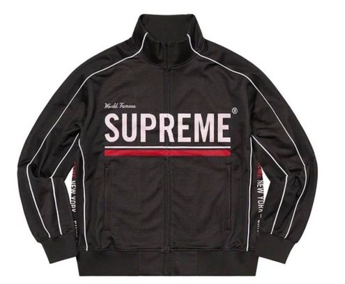 Supreme World Famous Jacquard Track Jacket “black” Black Size M