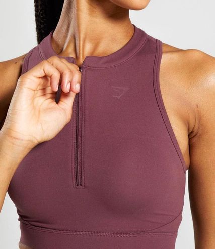 Gymshark Speed Sports Bra Berry Red Purple Size XS - $40 New With Tags -  From Pandora