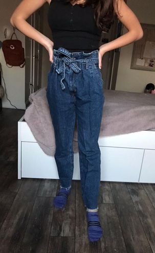 Abercrombie paperbag waist on sale jeans