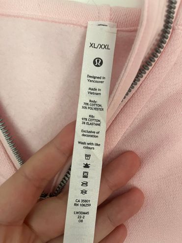 Lululemon Scuba Oversized Half-Zip Hoodie - Strawberry Milkshake