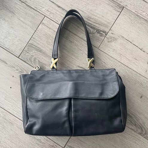Paloma Picasso Vintage Leather Shoulder Handbag