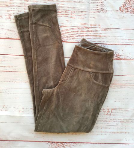 Suave knit corduroy leggings yoga pants M Tan Size M - $12 - From Angela