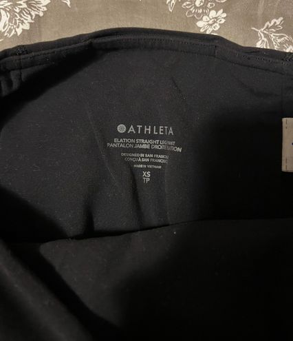 Athleta elation straight leg pant Black Size XS - $95 (12% Off