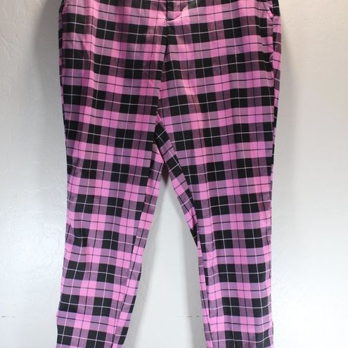 Hot Topic Pink Plaid Pants size M Size M - $24 - From Carmen