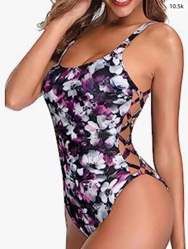 Tempt Me Women One Piece Bathing Suit Slimming Crisscross Lace Up Sexy  Swimsuits