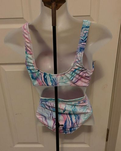 Dulce Tank Top High Waisted Bikini Set