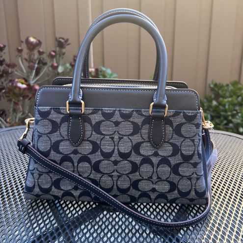 COACH®  Mini Darcie Carryall In Signature Chambray