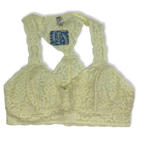 Free People Yellow Galloon Lace Racerback New Size undefined - $14