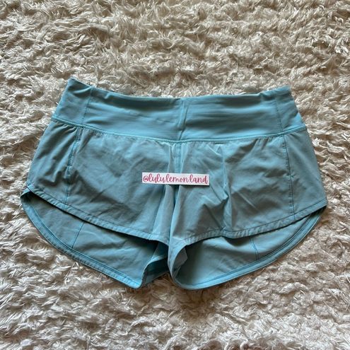 Lululemon Hydra Blue Speed Up Shorts 2.5” Size 4 - $69 - From