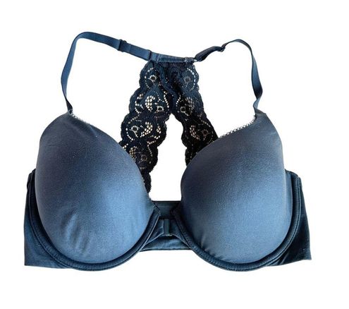 Victoria's Secret Blue Uplift Semi Demi Bra 32DDD Size undefined