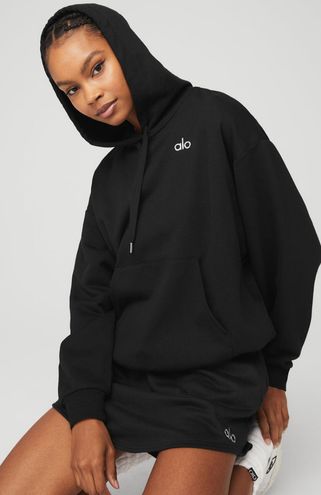 Accolade Hoodie - Black  Hoodies, Black hoodie, Alo yoga