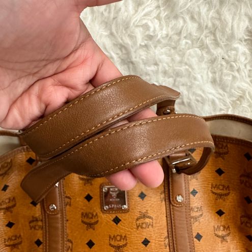 MCM Authentic cognac tote bag Tan - $295 (75% Off Retail) - From Michelle