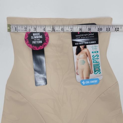 Maidenform Nwt Maidenforn High Waist Thigh Slimmer Beige