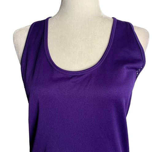 Fabletics Musetta Seamless Openwork Tank XL Purple Sleeveless Moisture  Wicking - $20 - From Crystal