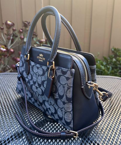 COACH®  Mini Darcie Carryall In Signature Chambray