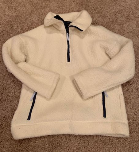 j crew fuzzy jacket