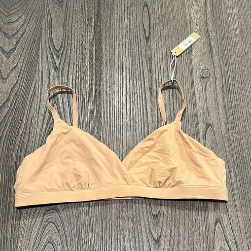 SKIMS Fits Everybody Crossover bralette - Ochre