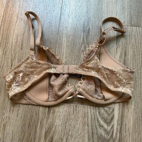 Victoria's Secret Nude Lace Unpadded Bra Size 34B - $28 - From Tinnie