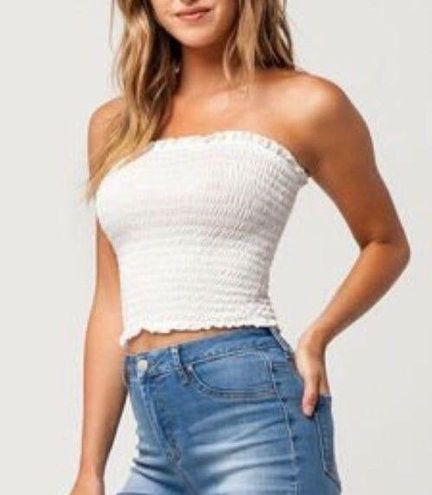 Brandy Melville Tube Top White - $11 - From Kat